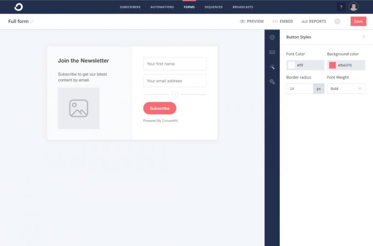 ConvertKit vs Drip: Forms
