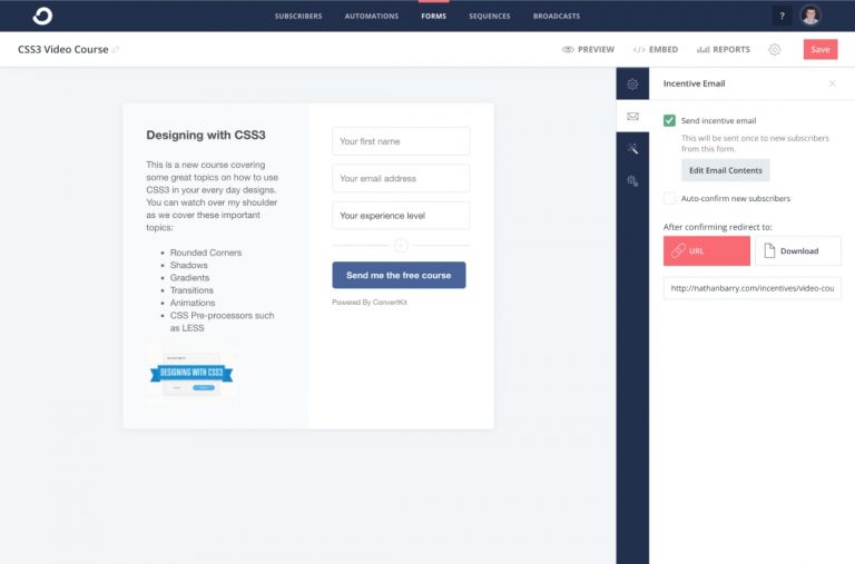 ConvertKit Forms